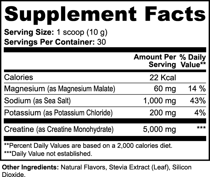 CONQUEROR: Creatine & Electrolytes